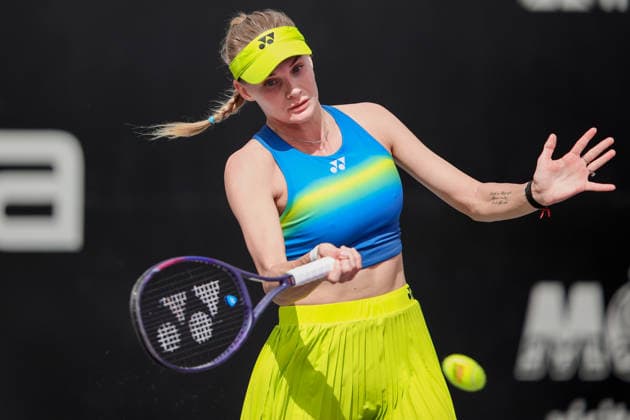 WTA, Tennis Damen MERIDA OPEN 2026 WTA MERIDA OPEN 2026 M. STAKUSIC VS D. YASTREMSKA 23022026 MERIDA, YUCATAN, MEXICO. Action photo of Dayana Yastremska, during day 1 of the WTA Merida Open 2026, held at the Yucatan Country Club of Merida, Yucatan, Mexico. Foto de accion de Dayana Yastremska, durante el dia 1 del WTA Merida Open 2026, celebrado en el Yucatan Country Club de Merida, Yucatan, Mexico. PHOTO BY IMAGENSHOP AGENCIA FOTOGRAFICA MERIDA YUCATAN MEXICO Copyright: xIMAGENSHOPxAGENCIAxFOTOGRAFICAx