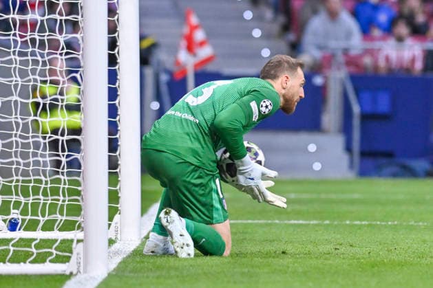 February 24, 2026, Madrid, Madrid, Spain: JAN OBLAK of Atletico de Madrid in action during the Champions League match, second leg of the Play-Off between ATLo°TICO DE MADRID and CLUB BRUJAS KV, held on February 24, 2026, at the Riad Air Metropolitano, Madrid, Spain. ATLETICO DE MADRID Vs CLUB BRUJAS KV Champions League Match, Season 25 26 (02 24 26) - ZUMAc312 20260224_zsp_c312_059 Copyright: xOscarxManuelxSanchezx