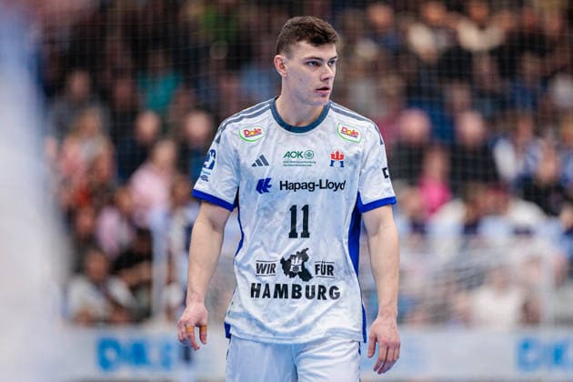 Nicolaj Joergensen (Handball Verein Hamburg, 11) GER, TBV Lemgo Lippe vs. Handball Sport Verein Hamburg, Handball, 1. Bundesliga, 23. Spieltag, Spielzeit 2025 2026, 26.02.2026 GER, TBV Lemgo Lippe vs. Handball Sport Verein Hamburg, Handball, 1. Bundesliga, 23. Spieltag, Spielzeit 2025 2026, 26.02.2026 Lemgo Copyright: xEibner-Pressefoto JanxRollingerx EP_JSK