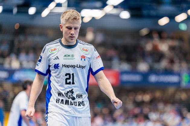 Frederik Bo Andersen (Handball Verein Hamburg, 21) GER, TBV Lemgo Lippe vs. Handball Sport Verein Hamburg, Handball, 1. Bundesliga, 23. Spieltag, Spielzeit 2025 2026, 26.02.2026 GER, TBV Lemgo Lippe vs. Handball Sport Verein Hamburg, Handball, 1. Bundesliga, 23. Spieltag, Spielzeit 2025 2026, 26.02.2026 Lemgo Copyright: xEibner-Pressefoto JanxRollingerx EP_JSK