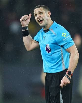 Referee Craig Pawson Wolverhampton Wanderers v Aston Villa, Premier League, Football, Molineux, Wolverhampton, UK - 27 Feb 2026Wolverhampton Molineux United Kingdom EDITORIAL USE ONLY No use with unauthorised audio, video, data, fixture lists, club league logos or live services. Online in-match use limited to 120 images, no video emulation. No use in betting, games or single club league player publications. Copyright: xMichaelxZemanek Shutterstockx 16701657r