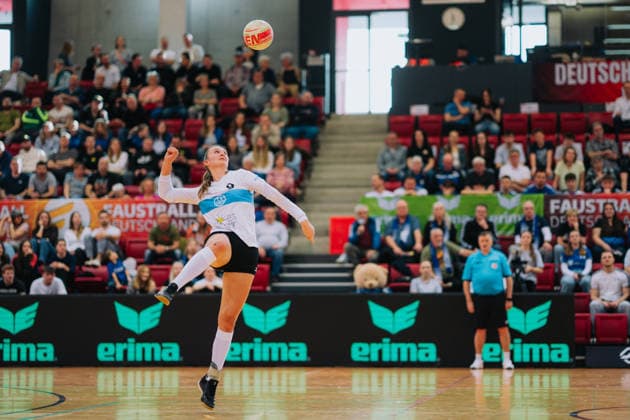 Svenja Schroeder (TV Segnitz, 09), Faustball, Deutsche Meisterschaft, Final 4, Saison 2025 2026, 28.02.2026, Faustball, Deutsche Meisterschaft, Final 4, Saison 2025 2026, 28.02.2026, Stuttgart Copyright: xEibner-Pressefoto LarsxNeumannx EP_LNN