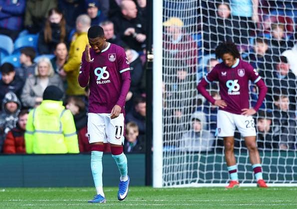Jaidon Anthony of Burnley looks dejected Burnley v Brentford, Premier League, Football, Turf Moor, Burnley, UK - 28 Feb 2026Burnley Turf Moor United Kingdom EDITORIAL USE ONLY No use with unauthorised audio, video, data, fixture lists, club league logos or live services. Online in-match use limited to 120 images, no video emulation. No use in betting, games or single club league player publications. Copyright: xMattxWest Shutterstockx 16708420al