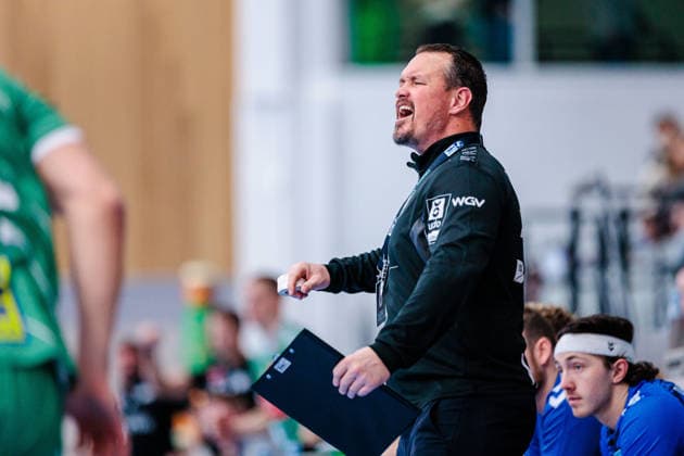 Misha Kaufmann (TVB Stuttgart, Trainer) gestikuliert GER, GWD Minden vs. TVB Stuttgart, Handball, 1. Bundesliga, 23. Spieltag, Spielzeit 2025 2026, 01.03.2026 GER, GWD Minden vs. TVB Stuttgart, Handball, 1. Bundesliga, 23. Spieltag, Spielzeit 2025 2026, 01.03.2026 Minden Copyright: xEibner-Pressefoto JanxRollingerx EP_JSK