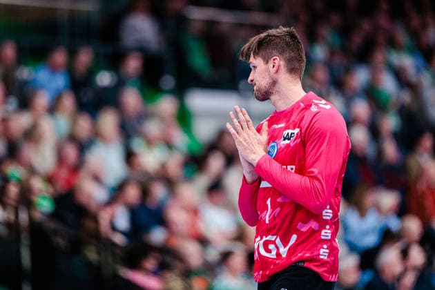 Mateusz Kornecki (TVB Stuttgart, 01) ist enttaeuscht unzufrieden GER, GWD Minden vs. TVB Stuttgart, Handball, 1. Bundesliga, 23. Spieltag, Spielzeit 2025 2026, 01.03.2026 GER, GWD Minden vs. TVB Stuttgart, Handball, 1. Bundesliga, 23. Spieltag, Spielzeit 2025 2026, 01.03.2026 Minden Copyright: xEibner-Pressefoto JanxRollingerx EP_JSK