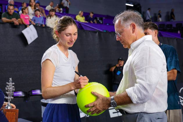 WTA, Tennis Damen MERIDA OPEN 2026 WTA MERIDA OPEN 2026 C. BUCSA VS M. FRECH 01032026 MERIDA, YUCATAN, MEXICO. Photo of spanish Cristina Bucsa, champion of the WTA Merida Open 2026 tournament, held at the Yucatan Country Club of Merida, Yucatan, Mexico. After defeating Magdalena Frech of Poland. Foto de la espanola Cristina Bucsa, campeona del torneo WTA Merida Open 2026, celebrado en el Yucatan Country Club de Merida, Yucatan, Mexico. Tras derrotar a Magdalena Frech de Polonia. PHOTO BY IMAGENSHOP AGENCIA FOTOGRAFICA MERIDA YUCATAN MEXICO Copyright: xMarioxEnriquexMartinezxLunax
