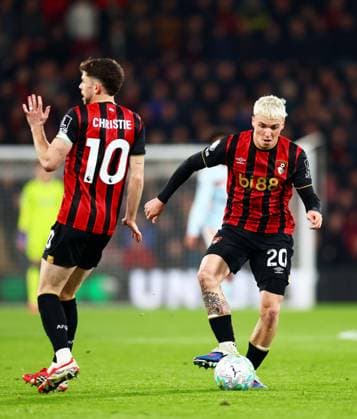 Alex Jimenez of AFC Bournemouth. AFC Bournemouth v Brentford, Premier League, Football, Vitality Stadium, Bournemouth, UK - 03 Mar 2026Bournemouth Vitality Stadium United Kingdom EDITORIAL USE ONLY No use with unauthorised audio, video, data, fixture lists, club league logos or live services. Online in-match use limited to 120 images, no video emulation. No use in betting, games or single club league player publications. Copyright: xJamesxMarsh Shutterstockx 16719986aj
