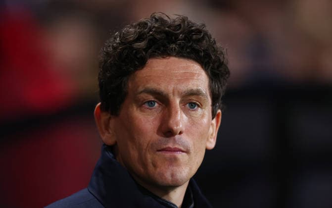 Bournemouth, England, 3rd March 2026. Keith Andrews, Manager of Brentford during the AFC Bournemouth vs Brentford Premier League match at the Vitality Stadium, Bournemouth. Picture credit should read: Paul Terry Sportimage EDITORIAL USE ONLY. No use with unauthorised audio, video, data, fixture lists, club league logos or live services. Online in-match use limited to 120 images, no video emulation. No use in betting, games or single club league player publications. SPI_008_PT_Bournemouth_Brentford SPI-4572-0008