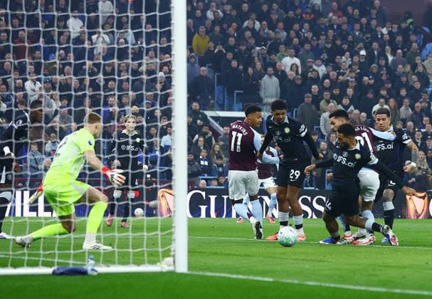 Douglas Luiz of Aston Villa scores the opening goal Aston Villa v Chelsea, Premier League, Football, Villa Park, Birmingham, UK - 04 Mar 2026Birmingham Villa Park United Kingdom EDITORIAL USE ONLY No use with unauthorised audio, video, data, fixture lists, club league logos or live services. Online in-match use limited to 120 images, no video emulation. No use in betting, games or single club league player publications. Copyright: xMattxWest Shutterstockx 16720016n