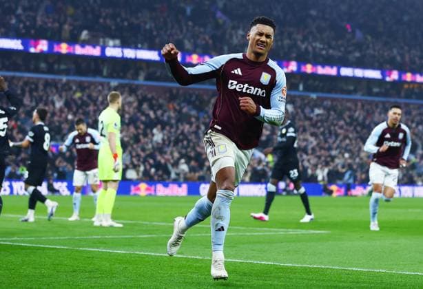 Ollie Watkins of Aston Villa celebrates scoring a goal before it was ruled out from VAR Aston Villa v Chelsea, Premier League, Football, Villa Park, Birmingham, UK - 04 Mar 2026Birmingham Villa Park United Kingdom EDITORIAL USE ONLY No use with unauthorised audio, video, data, fixture lists, club league logos or live services. Online in-match use limited to 120 images, no video emulation. No use in betting, games or single club league player publications. Copyright: xMattxWest Shutterstockx 16720016x