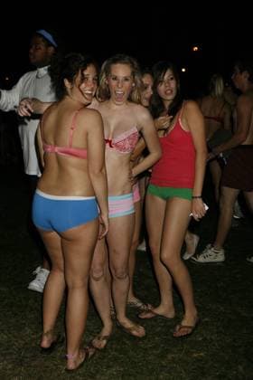 December 14, 2006 - Westwood, CA, U.S. - 13 December 2006 - Westwood, California - UCLA students participate in the Undie Run . Over five thousand University of California - Los Angeles students run through the streets in their underwear to ensure good grades on their final exams. Photo Credit: Russ Elliot AdMedia Copyright: xRussxElliotAdmediax