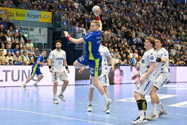 RECORD DATE NOT STATED Ellidi Vidarsson (VfL Gummersbach 4) am Kreis frei durch VfL Gummersbach vs. TBV Lemgo Lippe, Handball, Daikin 1. Bundesliga, 24. Spieltag, Spielzeit 2025-2026, Schwalbe Arena Gummersbach, 05.03.2026 VfL Gummersbach vs. TBV Lemgo Lippe, Handball, Daikin 1. Bundesliga, 24. Spieltag, Spielzeit 2025-2026, Schwalbe Arena Gummersbach, 05.03.2026 Gummersbach Copyright: xEibner-Pressefoto JuergenxAugstx EP_JAT