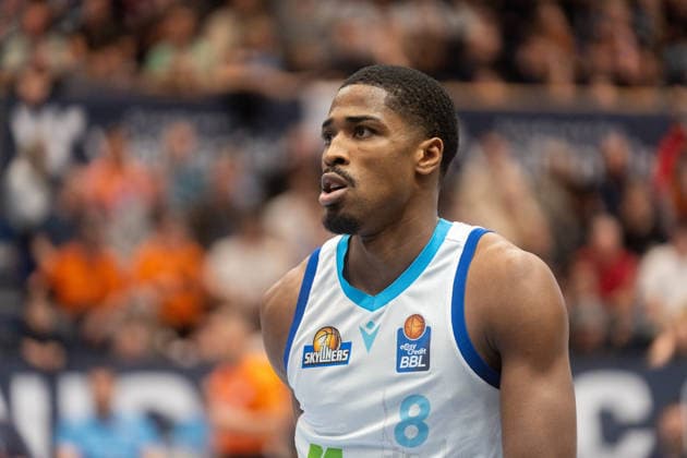 William Christmas (Skyliners Frankfurt, 08) Syntainics MBC vs. Skyliners Frankfurt, Basketball, 1. Basketball Bundesliga, 22. Spieltag, Saison 2025 2026, 06.03.2026 Syntainics MBC vs. Skyliners Frankfurt, Basketball, 1. Basketball Bundesliga, 22. Spieltag, Saison 2025 2026, 06.03.2026 Weissenfels Copyright: xEibner-Pressefoto PiaxSchindlerx EP_PSR