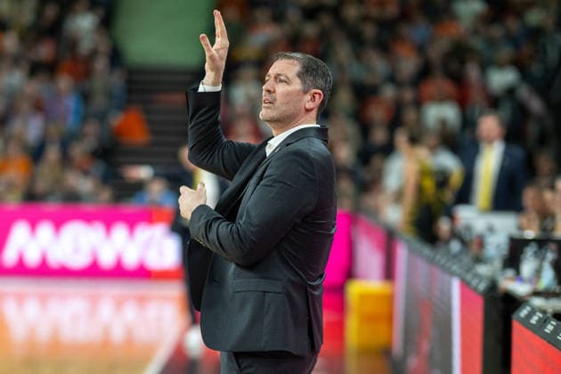 Ty Harrelson (ratiopharm ulm, Head Coach), GER, ratiopharm Ulm vs. MHP Riesen Ludwigsburg, Basketball Bundesliga, easycredit BBL, 22. Spieltag, Spielzeit 2025 2026, 06.03.2026, GER, ratiopharm Ulm vs. MHP Riesen Ludwigsburg, Basketball Bundesliga, easycredit BBL, 22. Spieltag, Spielzeit 2025 2026, 06.03.2026 Neu-Ulm Copyright: xEibner-Pressefoto SaschaxWaltherx EP_EER