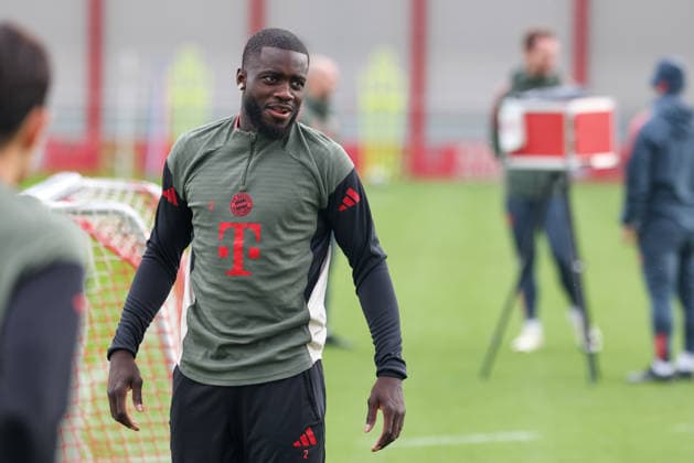 Dayot Upamecano (FC Bayern Muenchen, 02), GER, Abschlusstraining, FC Bayern Muenchen, Fussball, UEFA Champions League, Achtelfinale, Hinspiel, Saison 2025 2026, 09.03.2026, GER, Abschlusstraining, FC Bayern Muenchen, Fussball, UEFA Champions League, Achtelfinale, Hinspiel, Saison 2025 2026, 09.03.2026 Muenchen Copyright: xEibner-Pressefoto JennixMaulx EP_JML