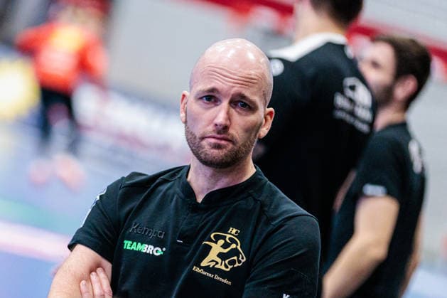 Andre Haber (HC Elbflorenz 2006, Trainer) GER, TuS N-Luebbecke vs. HC Elbflorenz 2006, Handball, 2. Bundesliga, 23. Spieltag, Spielzeit 2025 2026, 09.03.2026 GER, TuS N-Luebbecke vs. HC Elbflorenz 2006, Handball, 2. Bundesliga, 23. Spieltag, Spielzeit 2025 2026, 09.03.2026 Luebbecke Copyright: xEibner-Pressefoto JanxRollingerx EP_JSK