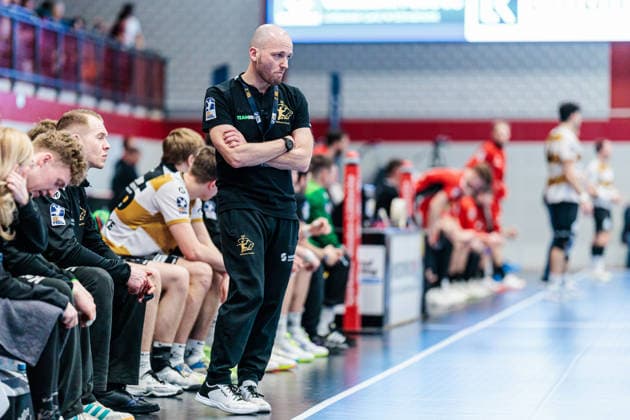 Andre Haber (HC Elbflorenz 2006, Trainer) ist enttaeuscht unzufrieden GER, TuS N-Luebbecke vs. HC Elbflorenz 2006, Handball, 2. Bundesliga, 23. Spieltag, Spielzeit 2025 2026, 09.03.2026 GER, TuS N-Luebbecke vs. HC Elbflorenz 2006, Handball, 2. Bundesliga, 23. Spieltag, Spielzeit 2025 2026, 09.03.2026 Luebbecke Copyright: xEibner-Pressefoto JanxRollingerx EP_JSK