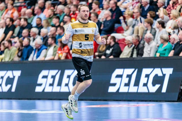 Lukas Wucherpfennig (HC Elbflorenz 2006, 05) jubelt nach Torerfolg Tor GER, TuS N-Luebbecke vs. HC Elbflorenz 2006, Handball, 2. Bundesliga, 23. Spieltag, Spielzeit 2025 2026, 09.03.2026 GER, TuS N-Luebbecke vs. HC Elbflorenz 2006, Handball, 2. Bundesliga, 23. Spieltag, Spielzeit 2025 2026, 09.03.2026 Luebbecke Copyright: xEibner-Pressefoto JanxRollingerx EP_JSK