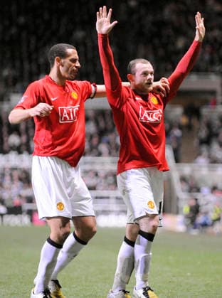 Manchester United, ManU s Wayne Rooney celebrates his goal. Copyright: x-x