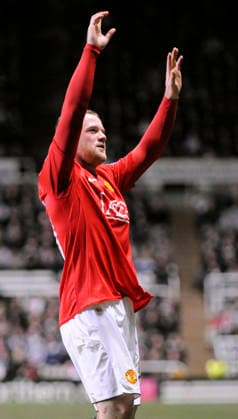 Manchester United, ManU s Wayne Rooney celebrates his goal. Copyright: x-x