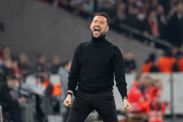 Francesco Farioli (FC Porto, Cheftrainer, Trainer), gestikuliert GER, VfB Stuttgart vs. FC Porto, Fussball, UEFA Europa League, Herren, Achtelfinale, Hinspiel, Spielzeit 2025 2026, 13.03.2026, GER, VfB Stuttgart vs. FC Porto, Fussball, UEFA Europa League, Herren, Achtelfinale, Hinspiel, Spielzeit 2025 2026, 13.03.2026 Stuttgart Copyright: xEibner-Pressefoto WolfgangxFrankx EP_WFK