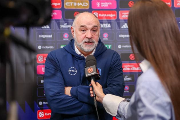 Pablo Laso (Anadolu Efes Istanbul, Chef-Trainer) beim Interview vor dem Spiel, GER, FC Bayern Basketball vs. Anadolu Efes Istanbul, Basketball, Euroleague, 31. Spieltag, Saison 2025 2026, 12.03.2026, GER, FC Bayern Basketball vs. Anadolu Efes Istanbul, Basketball, Euroleague, 31. Spieltag, Saison 2025 2026, 12.03.2026 Muenchen Copyright: xEibner-Pressefoto JennixMaulx EP_JML