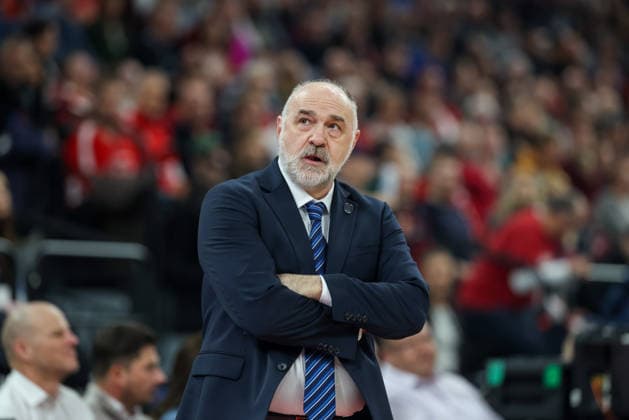 Pablo Laso (Anadolu Efes Istanbul, Chef-Trainer), GER, FC Bayern Basketball vs. Anadolu Efes Istanbul, Basketball, Euroleague, 31. Spieltag, Saison 2025 2026, 12.03.2026, GER, FC Bayern Basketball vs. Anadolu Efes Istanbul, Basketball, Euroleague, 31. Spieltag, Saison 2025 2026, 12.03.2026 Muenchen Copyright: xEibner-Pressefoto JennixMaulx EP_JML