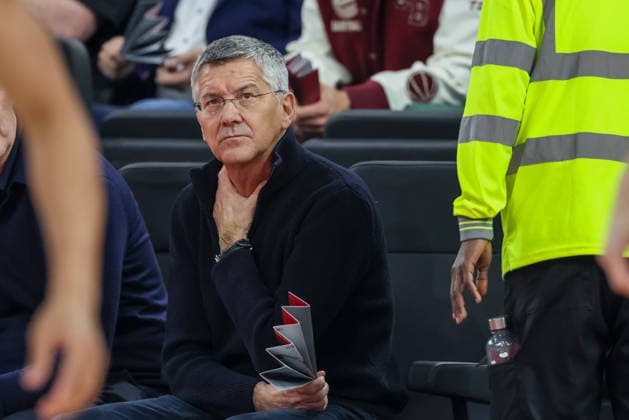 Herbert Hainer (FC Bayern Muenchen, Praesident), GER, FC Bayern Basketball vs. Anadolu Efes Istanbul, Basketball, Euroleague, 31. Spieltag, Saison 2025 2026, 12.03.2026, GER, FC Bayern Basketball vs. Anadolu Efes Istanbul, Basketball, Euroleague, 31. Spieltag, Saison 2025 2026, 12.03.2026 Muenchen Copyright: xEibner-Pressefoto JennixMaulx EP_JML