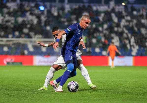 Saudi-Arabien: Fussball Saudi Pro League 2025 2026, 26. Spieltag - Al Fateh FC vs 1Al Hilal - Maydan Tamweel Aloula (Saudi Arabien): Malcom (Al Hilal, 10) Copyright: xOumaimaxSouaidix