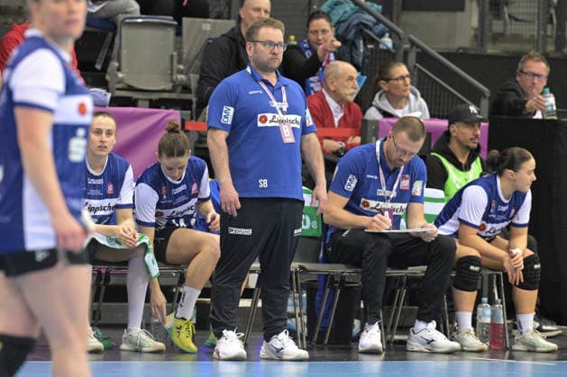 Steffen Birkner (HSG Blomberg-Lippe, Trainer) Thueringer HC vs. HSG Blomberg-Lippe, Handball, Frauen, DHB Pokal Haushahn Final 4, Finale, Saison 2025 2026, 15.03.2026 Thueringer HC vs. HSG Blomberg-Lippe, Handball, Frauen, DHB Pokal Haushahn Final 4, Finale, Saison 2025 2026, 15.03.2026 Stuttgart Copyright: xEibner-Pressefoto TobiasxBaurx EP_TBR