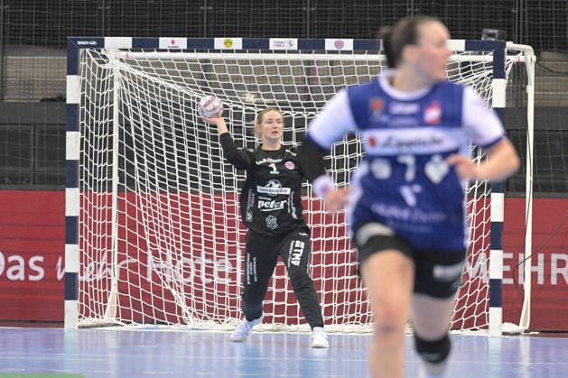 Chrostina Loevgren Hallberg (Thueringer HC, 01) im Tor Thueringer HC vs. HSG Blomberg-Lippe, Handball, Frauen, DHB Pokal Haushahn Final 4, Finale, Saison 2025 2026, 15.03.2026 Thueringer HC vs. HSG Blomberg-Lippe, Handball, Frauen, DHB Pokal Haushahn Final 4, Finale, Saison 2025 2026, 15.03.2026 Stuttgart Copyright: xEibner-Pressefoto TobiasxBaurx EP_TBR