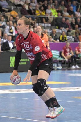 Luca Farago (Thueringer HC, 19) Thueringer HC vs. HSG Blomberg-Lippe, Handball, Frauen, DHB Pokal Haushahn Final 4, Finale, Saison 2025 2026, 15.03.2026 Thueringer HC vs. HSG Blomberg-Lippe, Handball, Frauen, DHB Pokal Haushahn Final 4, Finale, Saison 2025 2026, 15.03.2026 Stuttgart Copyright: xEibner-Pressefoto TobiasxBaurx EP_TBR