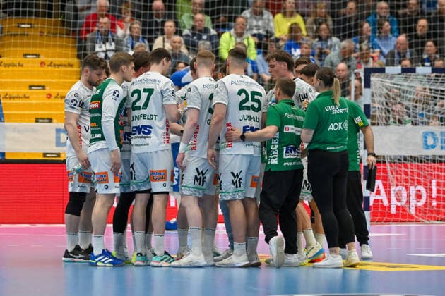 Frisch Auf Goeppinge, Team TBV Lemgo Lippe vs. Frisch Auf Goeppingen, Handball, 1. Bundesliga, 25. Spieltag, Saison 2025 2026, 15.03.2026, TBV Lemgo Lippe vs. Frisch Auf Goeppingen, Handball, 1. Bundesliga, 25. Spieltag, Saison 2025 2026, 15.03.2026 Lemgo Copyright: xEibner-Pressefoto RobertxGertzenx EP_RGN