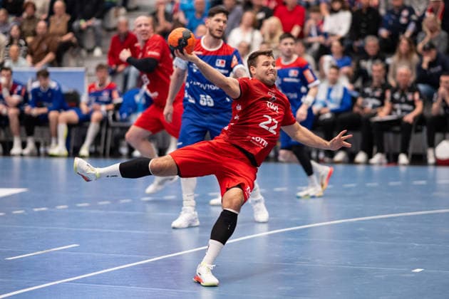 Lars Roller, (Eulen Ludwigshafen, 23), HBW Balingen Weilstetten vs. Eulen Ludwigshafen, Handball, 2. Bundesliga, 24. Spieltag, Saison 2025 2026, 15.03.2026 Eibner-Pressefoto Andreas Ulmer HBW Balingen Weilstetten vs. Eulen Ludwigshafen, Handball, 2. Bundesliga, 24. Spieltag, Saison 2025 2026, 15.03.2026 Balingen Copyright: xEibner-Pressefoto AndreasxUlmerx EP_AUR
