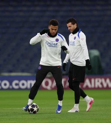 . - Paris Saint-Germain FC press conference, PK, Pressekonferenz and Training Session, MD-1, UEFA Champions League, Round Of 16, 2nd Leg, Chelsea FC v Paris Saint-Germain FC, Stamford Bridge Stadium, London, UK - 16th March 2026. Daniel Weir Crystal Pix Desire Doue of Paris Saint-Germain. - Paris Saint-Germain FC Press Conference and Training Session, MD-1, UEFA Champions League, Round Of 16, 2nd Leg, Chelsea FC v Paris Saint-Germain FC, Stamford Bridge Stadium, London, UK - 16th March 2026. Daniel Weir Crystal Pix London Stamford Bridge Stadium UK Copyright: xDanielxWeirx CP_PSG_Press Conference_Training_160326_DW48