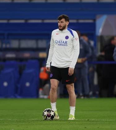 . - Paris Saint-Germain FC press conference, PK, Pressekonferenz and Training Session, MD-1, UEFA Champions League, Round Of 16, 2nd Leg, Chelsea FC v Paris Saint-Germain FC, Stamford Bridge Stadium, London, UK - 16th March 2026. Daniel Weir Crystal Pix Khvicha Kvaratskhelia of Paris Saint-Germain. - Paris Saint-Germain FC Press Conference and Training Session, MD-1, UEFA Champions League, Round Of 16, 2nd Leg, Chelsea FC v Paris Saint-Germain FC, Stamford Bridge Stadium, London, UK - 16th March 2026. Daniel Weir Crystal Pix London Stamford Bridge Stadium UK Copyright: xDanielxWeirx CP_PSG_Press Conference_Training_160326_DW62