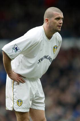 Leeds United V Liverpool, Premier League Dominic Matteo of Leeds United in action during the Premier League match between Leeds United and Liverpool at Elland Road on February 3, 2002 in Leeds, England. Leeds Elland Road England United Kingdom Copyright: xAllstarxPicturexLibraryxLtdx