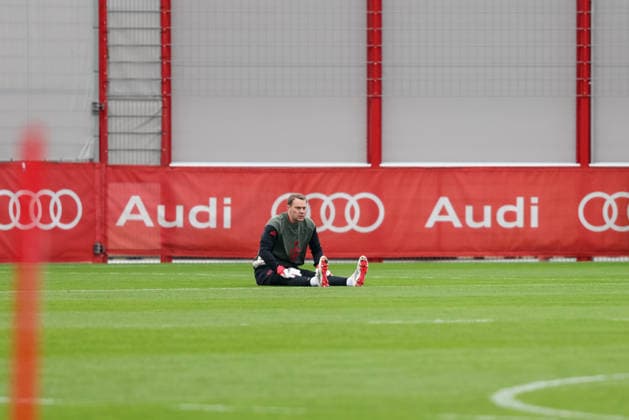 Manuel Neuer (FC Bayern Muenchen, 01), GER, Abschlusstraining, FC Bayern Muenchen, Fussball, UEFA Champions League, Achtelfinale, Rueckspiel, Saison 2025 2026, 17.03.2026, GER, Abschlusstraining, FC Bayern Muenchen, Fussball, UEFA Champions League, Achtelfinale, Rueckspiel, Saison 2025 2026, 17.03.2026 Muenchen Copyright: xEibner-Pressefoto JennixMaulx EP_JML