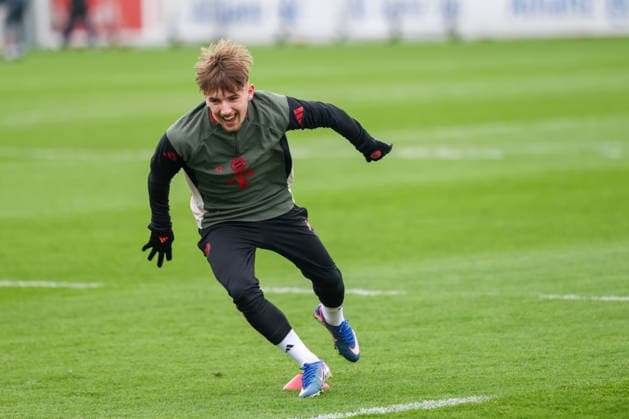 Lennart Karl (FC Bayern Muenchen, 42), GER, Abschlusstraining, FC Bayern Muenchen, Fussball, UEFA Champions League, Achtelfinale, Rueckspiel, Saison 2025 2026, 17.03.2026, GER, Abschlusstraining, FC Bayern Muenchen, Fussball, UEFA Champions League, Achtelfinale, Rueckspiel, Saison 2025 2026, 17.03.2026 Muenchen Copyright: xEibner-Pressefoto JennixMaulx EP_JML