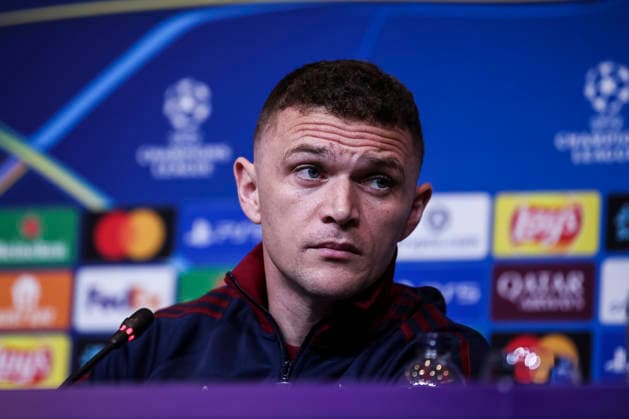 March 17, 2026, Barcelona, Barcelona, SPAIN: Kieran Trippier of Newcastle United, attends the press conference, PK, Pressekonferenz ahead of the UEFA Champions League 2025 26, football match against FC Barcelona, Barca at Spotify Camp Nou Stadium on March 17, 2026 in Barcelona, Spain. Newcastle United Training Session And Press Conference - UEFA Champions League 2025 26 - ZUMAa181 20260317_zaa_a181_115 Copyright: xJavierxBorregox