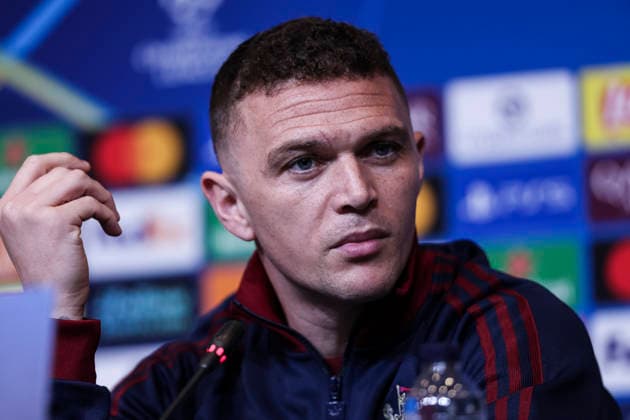 March 17, 2026, Barcelona, Barcelona, SPAIN: Kieran Trippier of Newcastle United, attends the press conference, PK, Pressekonferenz ahead of the UEFA Champions League 2025 26, football match against FC Barcelona, Barca at Spotify Camp Nou Stadium on March 17, 2026 in Barcelona, Spain. Newcastle United Training Session And Press Conference - UEFA Champions League 2025 26 - ZUMAa181 20260317_zaa_a181_119 Copyright: xJavierxBorregox