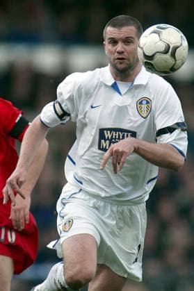 Leeds United V Liverpool, Premier League Dominic Matteo of Leeds United on the ball during the Premier League match between Leeds United and Liverpool at Elland Road on February 29, 2004 in Leeds, England. Leeds Elland Road England United Kingdom Copyright: xAllstarxPicturexLibraryxLtdx