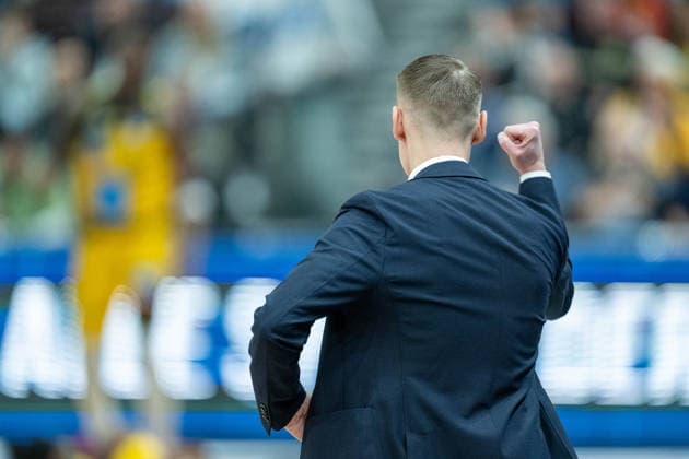 Mikko Riipinen (MHP RIESEN Ludwigsburg, Head-Coach), GER, MHP Riesen vs. Skyliners Frankfurt, Basketball Bundesliga, easycredit BBL, 25. Spieltag, Spielzeit 2025 2026, 20.03.2026, GER, MHP Riesen vs. Skyliners Frankfurt, Basketball Bundesliga, easycredit BBL, 25. Spieltag, Spielzeit 2025 2026, 20.03.2026 Ludwigsburg Copyright: xEibner-Pressefoto SaschaxWaltherx EP_EER