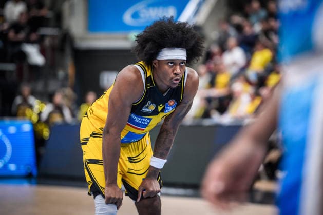 Stefan Smith (MHP RIESEN Ludwigsburg, 03) GER, MHP Riesen Ludwigsburg vs. Skyliners Frankfurt, Basketball Bundesliga, easycredit BBL, 25. Spieltag, Spielzeit 2025 2026, 20.03.2026 GER, MHP Riesen Ludwigsburg vs. Skyliners Frankfurt, Basketball Bundesliga, easycredit BBL, 25. Spieltag, Spielzeit 2025 2026, 20.03.2026 Ludwigsburg Copyright: xSandyxDinkelackerx EP_SDR