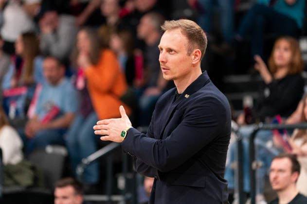 Jacques Schneider (Gladiators Trier, Trainer), GER, Veolia Towers Hamburg vs VET-CONCEPT Gladiators Trier, Basketball, Bundesliga, Spieltag 15, Saison 2025 2026, 22.03.2026 GER, Veolia Towers Hamburg vs VET-CONCEPT Gladiators Trier, Basketball, Bundesliga, Spieltag 15, Saison 2025 2026, 22.03.2026 Hamburg Copyright: xEibner-Pressefoto MaxxVincenx EP_MVN