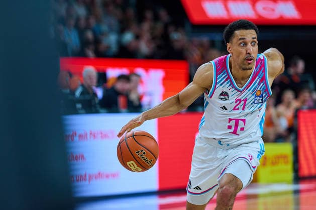 Joel Aminu (Telecom Baskets Bonn, 21) GER, ratiopharm ulm vs. Telekom Baskets Bonn, Basketball, 25. Spieltag, EasyCredit BBL, Spielzeit 2025 2026, 23.03.2026 GER, ratiopharm ulm vs. Telekom Baskets Bonn, Basketball, 25. Spieltag, EasyCredit BBL, Spielzeit 2025 2026, 23.03.2026 Neu-Ulm Copyright: xEibner-Pressefoto GeraldxOelze-dexStoppanyx EP_ODS