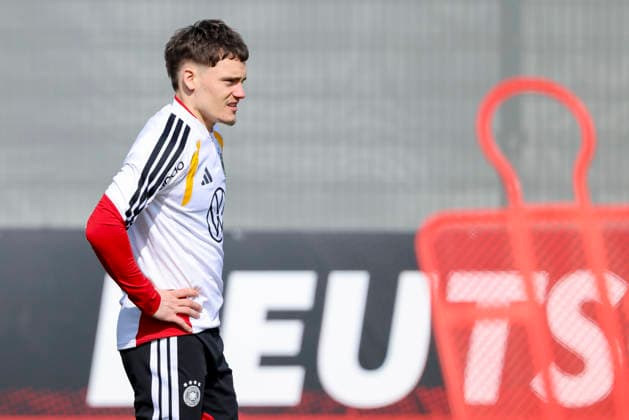 Florian Wirtz (Germany) schaut enttaeuscht, , Training der deutschen Fussball Nationalmannschaft, Home Ground am 24. March 2026 in Herzogenaurach, Deutschland. (Foto von Marco Steinbrenner DeFodi Images) Florian Wirtz (Germany) looks dejected, , Training der deutschen Fussball Nationalmannschaft, Home Ground, March 24, 2026 in Herzogenaurach, Germany. (Photo by Marco Steinbrenner DeFodi Images) -
