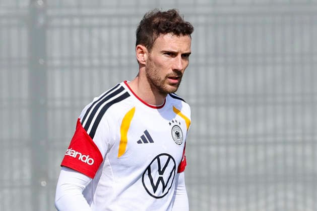 Leon Goretzka (Germany) schaut, , Training der deutschen Fussball Nationalmannschaft, Home Ground am 24. March 2026 in Herzogenaurach, Deutschland. (Foto von Marco Steinbrenner DeFodi Images) Leon Goretzka (Germany) looks on, , Training der deutschen Fussball Nationalmannschaft, Home Ground, March 24, 2026 in Herzogenaurach, Germany. (Photo by Marco Steinbrenner DeFodi Images) -