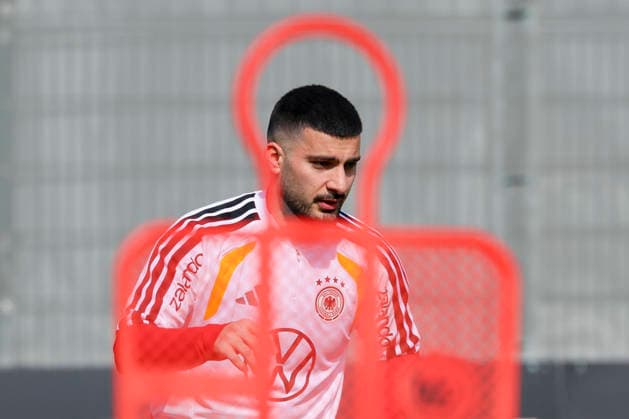 Deniz Undav (Germany) schaut enttaeuscht, , Training der deutschen Fussball Nationalmannschaft, Home Ground am 24. March 2026 in Herzogenaurach, Deutschland. (Foto von Marco Steinbrenner DeFodi Images) Deniz Undav (Germany) looks dejected, , Training der deutschen Fussball Nationalmannschaft, Home Ground, March 24, 2026 in Herzogenaurach, Germany. (Photo by Marco Steinbrenner DeFodi Images) -