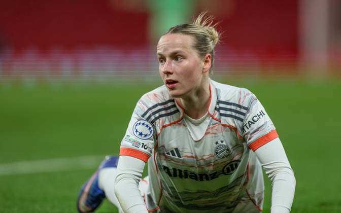 GBR, Manchester, Manchester United, ManU vs Bayern München, Women s Champions League, Fussball, UEFA, Spielzeit 2025 2026, Old Trafford, Viertelfinale, Hinspiel im Bild: Franziska Kett (Bayern München 20) DFB DFL REGULATIONS PROHIBIT ANY USE OF PHOTOGRAPHS AS IMAGE SEQUENCES AND OR QUASI-VIDEO, 25.03.2026 Copyright: HMBxMedia HendrikxHamelau